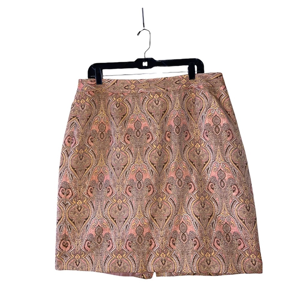 Talbots woman’s paisley skirt